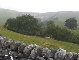 Malham Cove, seen from the start of the path